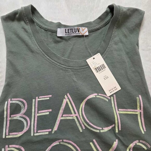 New XXS Anthropologie x Letluv The Beach Boys tank top - Picture 5 of 10